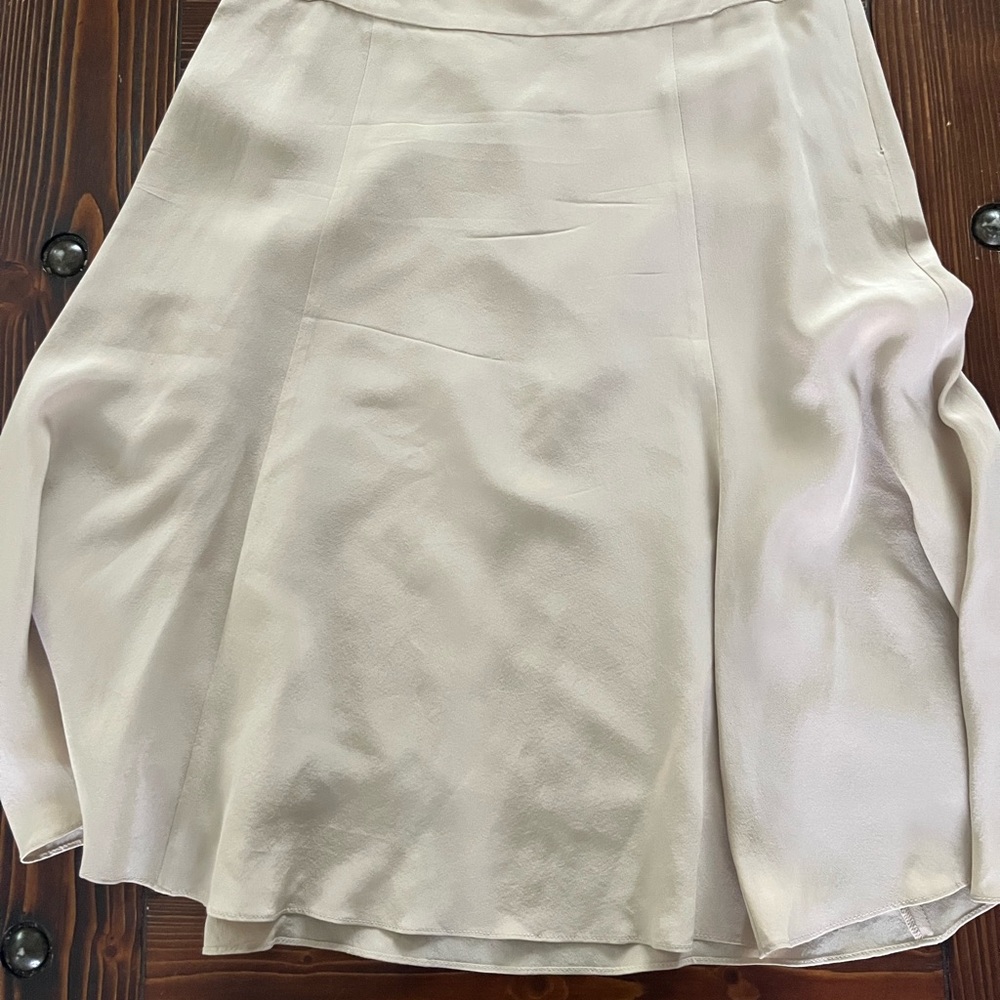 Jacob Cream A-Line Knee-Length Skirt Resort Wear